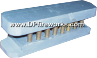 Fireworks - Equipment & Supplies - Fiberglass Mortar Tubes-Mortar Racks-E-match Blanks-Comet Pumps-Crossette Pumps-Chemical Mixing Screens-and much more. All your needs for homemade fireworks. - Star Plate, 3/8 (9.5mm) Inch x 23 holes