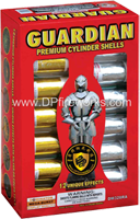 Fireworks - Reloadable Artillery Shells/Mortars Fireworks For Sale- Relodable Kits contain a mortar tube and several shells that are loaded and fired one at a time. - Guardian - 12 shot - Artillery Shells