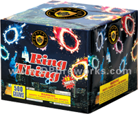 Fireworks - Maximum Load 500g Cakes - Our top selling fire works - Ring Thing - 500g Cake