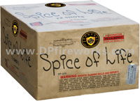 Fireworks - Maximum Load 500g Cakes - Our top selling fire works - Spice of Life - 500g Cake