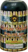 Fireworks - Fountains Fire Works have one or more tubes that spray bright colorful sparks and loud crackle sparks high into the air! - Mortar Round Fountain
