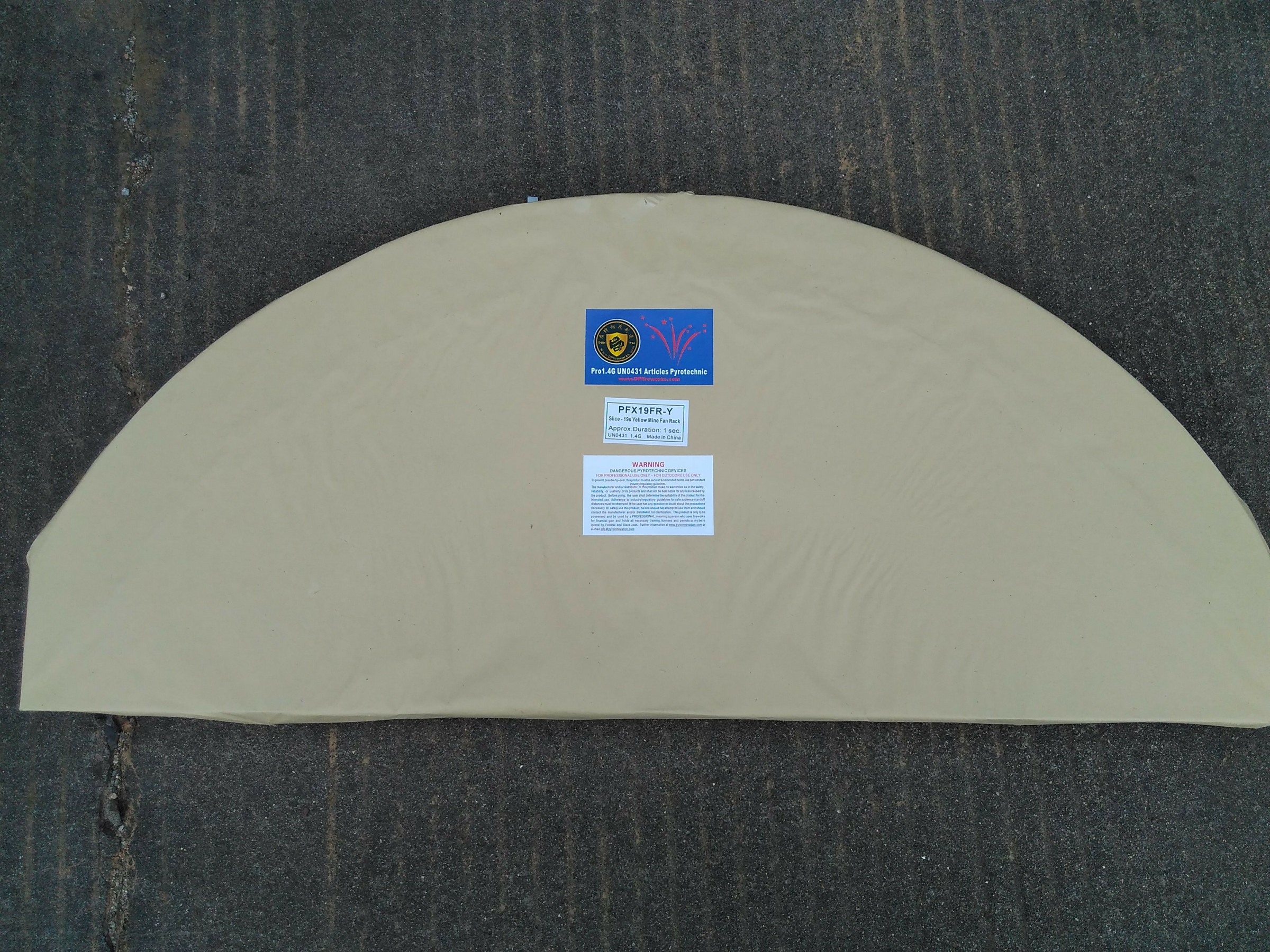 Instant Slice - 19s Yellow Mine Fan